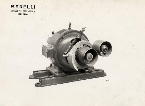 Ercole Marelli (Società) - Motore con rullo avvolgitore