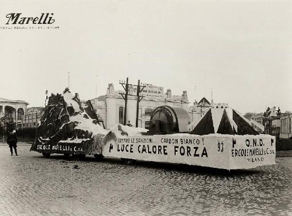 Ercole Marelli (Società) - Dopolavoro - Carro della neve