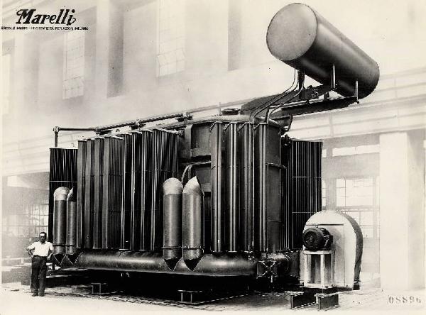 Ercole Marelli (Società) - Trasformatore trifase per la Sottostazione d'Etupes della Electricitè de France