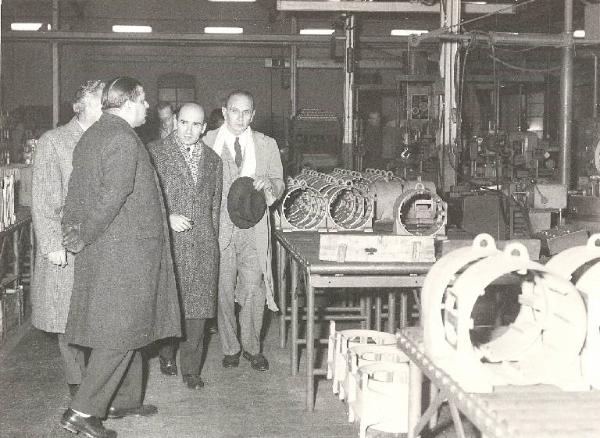 Ercole Marelli (Società) - Visita di tecnici delle Ferrovie argentine