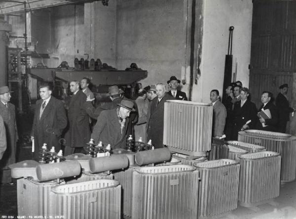 Ercole Marelli (Società) - Visita di una delegazione dell'Organizzazione europea di cooperazione economica (O.E.C.E.)