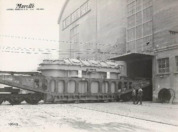 Ercole Marelli (Società) - Trasformatore OTE/FOA per la Sottostazione di Modena della Edison Volta - Trasporto