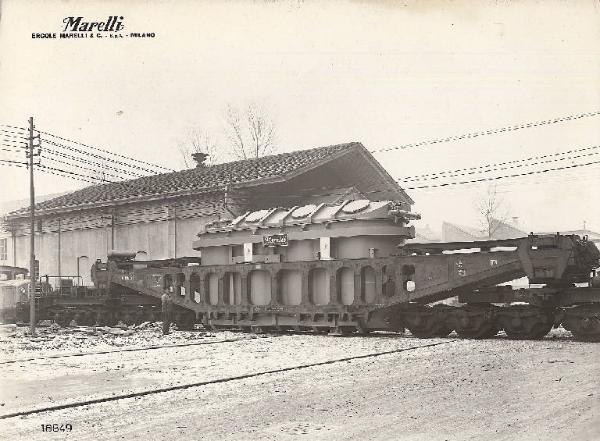 Ercole Marelli (Società) - Trasformatore OTE/FOA per la Sottostazione di Modena della Edison Volta - Trasporto