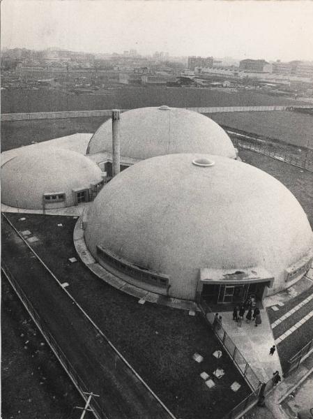 Milano - Via Graf - Panoramica dall'alto - Piscine al coperto