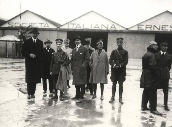 Sesto San Giovanni, Cinisello Balsamo, Bresso - Società italiana Ernesto Breda per costruzioni meccaniche (Sieb) - Sezione aeronautica - Visita di una delegazione turca