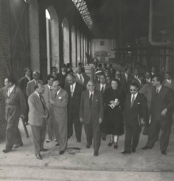 Sesto San Giovanni - Finanziaria Ernesto Breda (Feb) - Breda ferroviaria - Visita di una delegazione italo - araba