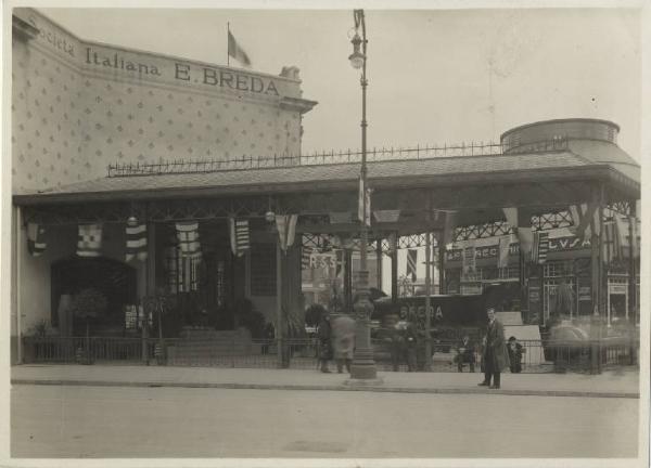 Milano - Fiera campionaria del 1931 - Padiglione della Breda - Tettoia espositiva