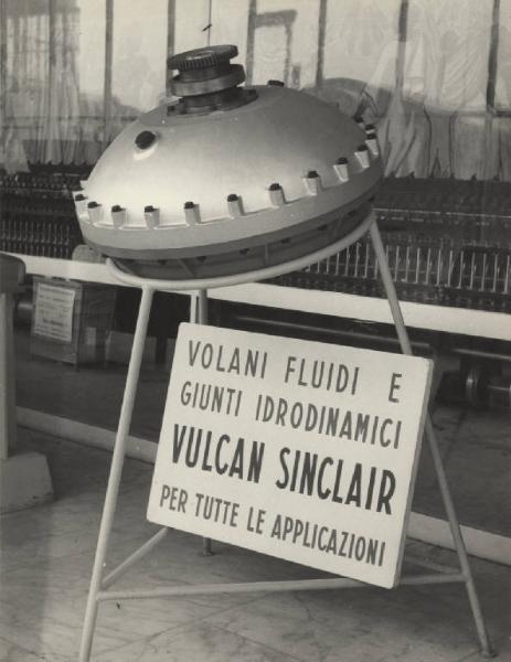 Milano - Fiera campionaria del 1950 - Padiglione della Breda - Volano Breda Sinclair