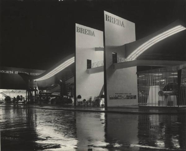 Milano - Fiera campionaria del 1951 - Padiglione della Breda - Esterno