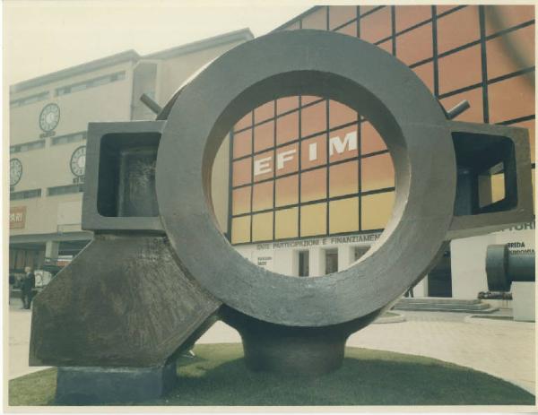 Milano - Fiera campionaria del 1970 - Padiglione dell'EFIM - Esterno