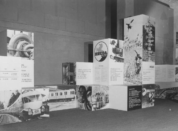 Milano - Triennale - Mostra della programmazione del 1963 - Stand della Breda