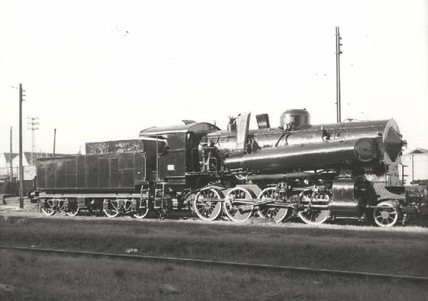 Ernesto Breda (Società) - Locomotiva a vapore con tender separato 743.344 per le Ferrovie dello Stato (FS)