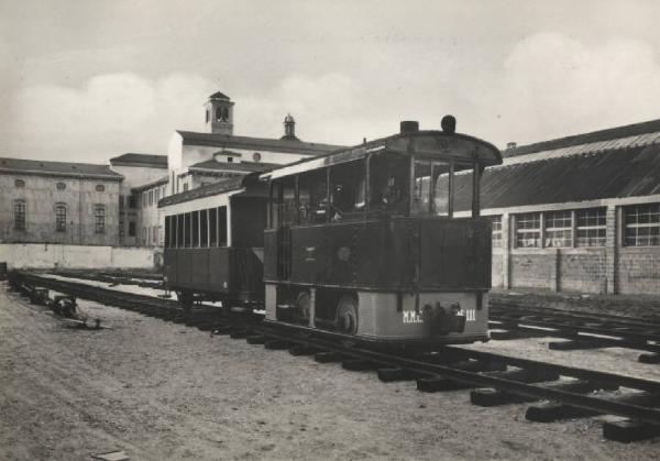 Tram a vapore M.M.C. 111 linea Milano-Magenta-Castano