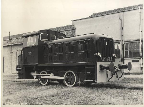Ernesto Breda (Società) - Locomotiva diesel-elettrica da manovra D.250 "Naftaplin" per le Ferrovie della Jugoslavia