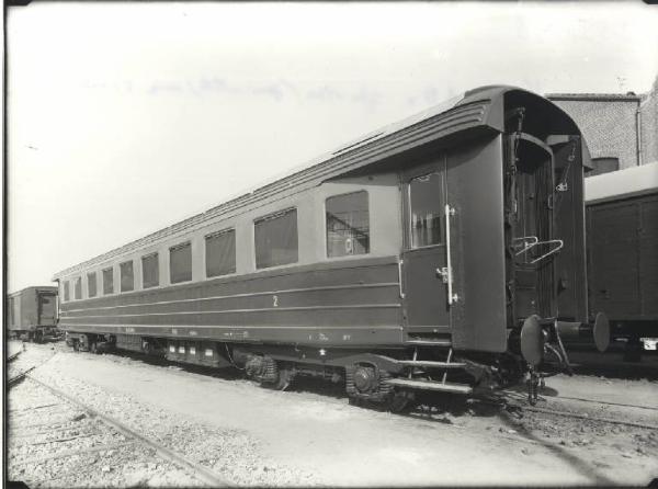 Ernesto Breda (Società) - Carrozza ferroviaria Abz 53000 di seconda classe per le Ferrovie dello Stato (FS)