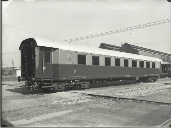 Ernesto Breda (Società) - Carrozza ferroviaria ABz 64132 di seconda classe per le Ferrovie dello Stato (FS)