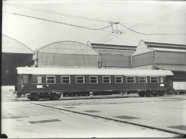 Ernesto Breda (Società) - Carrozza ferroviaria Abz 64255 seconda classe per le Ferrovie dello Stato (FS)