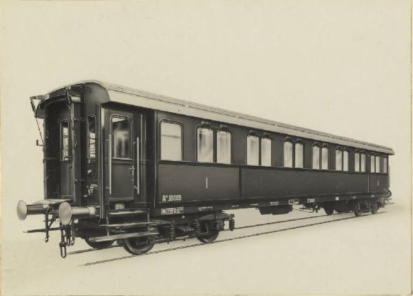 Ernesto Breda (Società) - Carrozza ferroviaria Aal 10005 di prima classe per le Ferrovie dello Stato della Romania (CFR)