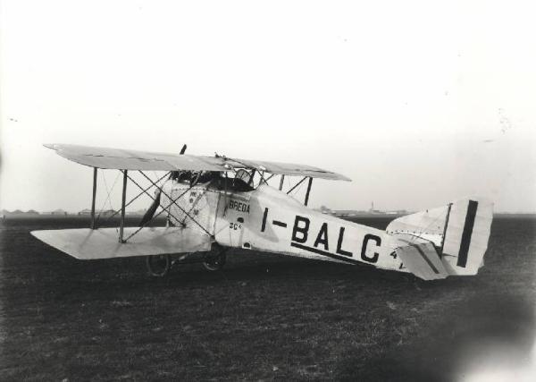 Ernesto Breda (Società) - Aereo biplano monoposto I-BALC tipo Breda SC.4