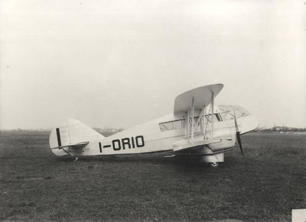 Ernesto Breda (Società) - Aereo biplano bimotore di linea a corto raggio I-ORIO tipo Breda Ba.44 per la Società Ala Littoria