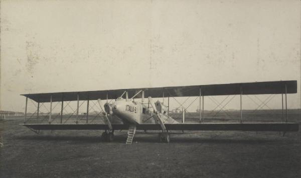 Ernesto Breda (Società) - Aereo biplano per trasporto passeggeri Italia B.1