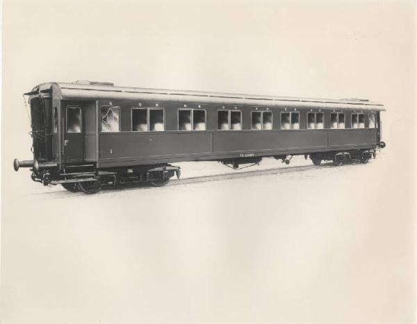 Ernesto Breda (Società) - Carrozza ferroviaria Az 11003 di prima classe per le Ferrovie dello Stato (FS)