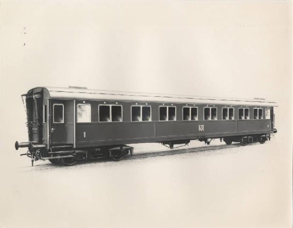 Ernesto Breda (Società) - Carrozza ferroviaria A 11.900 di prima classe per le Ferrovie dello Stato (FS)