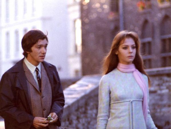 Scena del film "I tulipani di Haarlem" - Regia Franco Brusati - 1970 - Gli attori Frank Grimes e Carole André