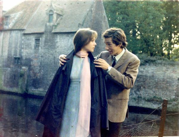 Scena del film "I tulipani di Haarlem" - Regia Franco Brusati - 1970 - Gli attori Frank Grimes e Carole André