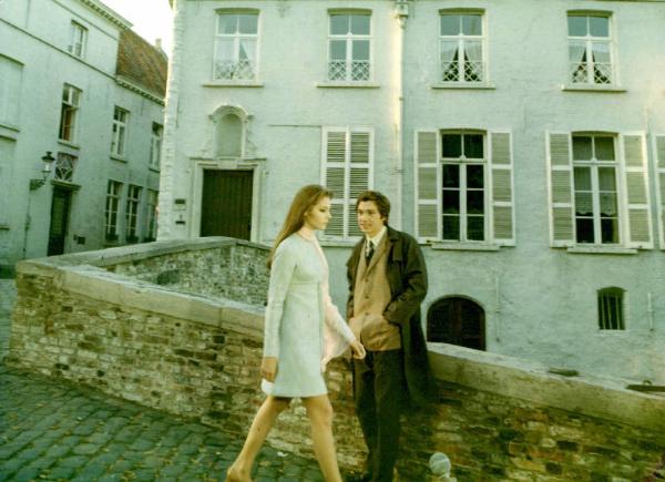 Scena del film "I tulipani di Haarlem" - Regia Franco Brusati - 1970 - Gli attori Frank Grimes e Carole André