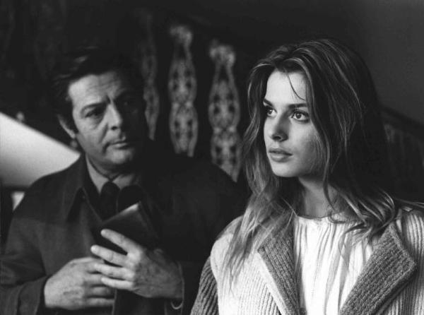 Scena del film "Così come sei" - Regia Alberto Lattuada - 1978 - Gli attori Marcello Mastrianni e Natassia Kinski