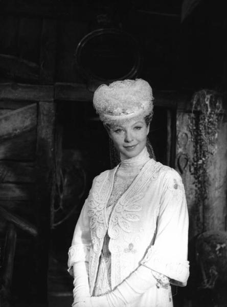 Scena del film "La steppa" - Regia Alberto Lattuada - 1962 - L'attrice Marina Vlady