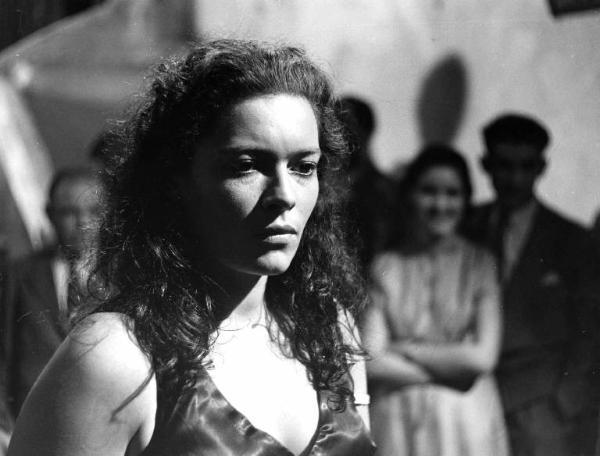 Scena del film "La lupa" - Regia Alberto Lattuada - 1953 - L'attrice Kerima