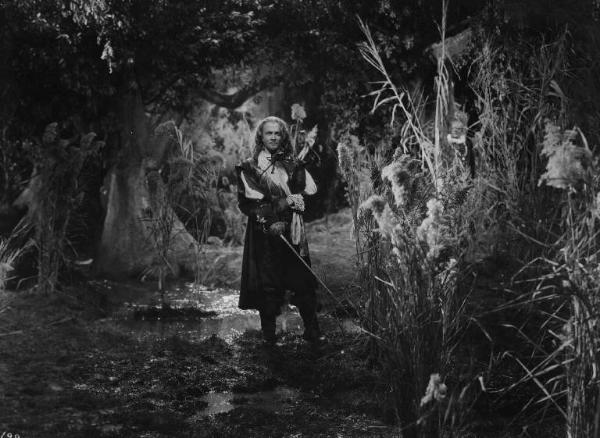 Scena del film "Un'avventura di Salvator Rosa" - Regia Alessandro Blasetti - 1940 - L'attore Osvaldo Valenti