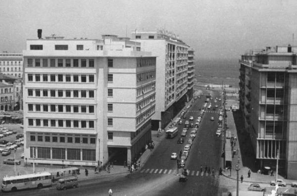 Set del film "La battaglia di Algeri" - Regia Gillo Pontecorvo - 1966 - Panorama di Algeri