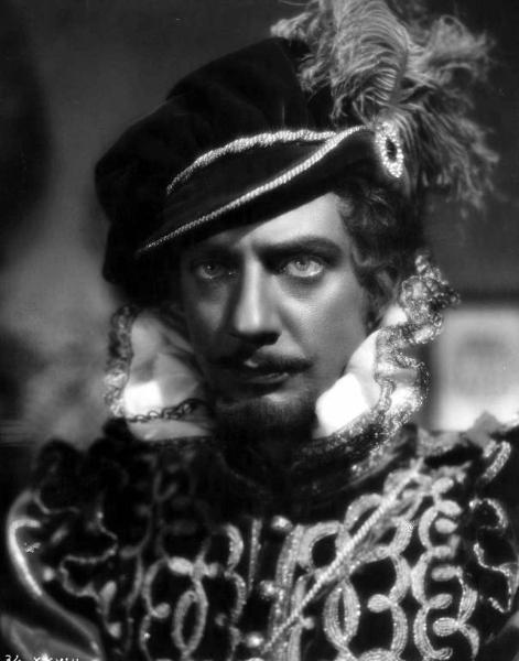 Scena del film "Il bravo di Venezia" - Carlo Campogalliani - 1941 - Primo piano dell'attore Emilio Cigoli