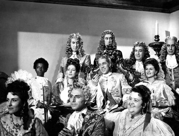 Scena del film "La carrozza d'oro" - Regia Jean Renoir - 1952 - Attori non identificati