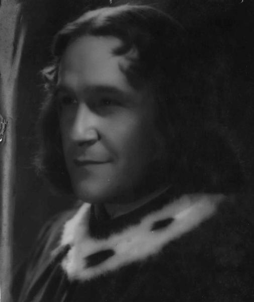 Scena del film "La Congiura dei Pazzi" - Regia Ladislao Vajda - 1940 - L'attore Carlo Tamberlani in un primo piano