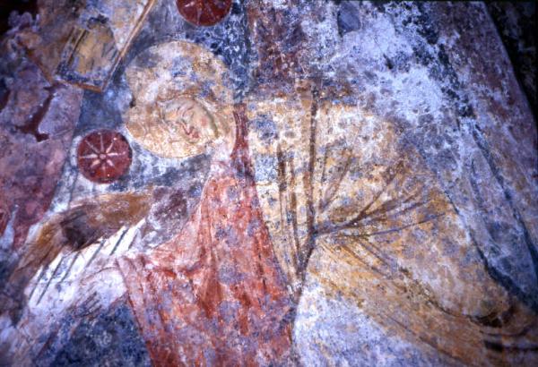 Oratorio di S. Fedelino / Particolare della decorazione pittorica dell'abside