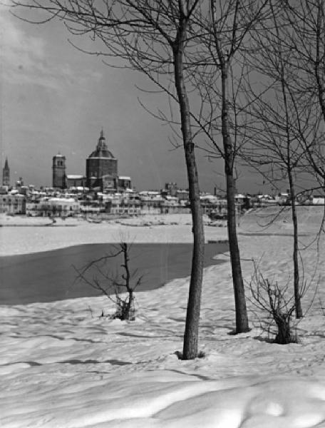 Pavia - Paesaggio innevato