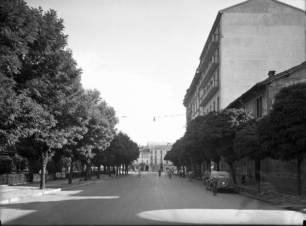 Pavia - Veduta del viale XI Febbraio