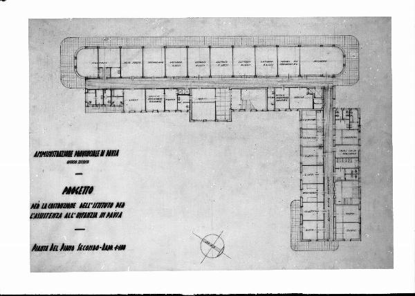 Riproduzione - Progetto dell'Istituto per l'Assistenza all'Infanzia di Pavia