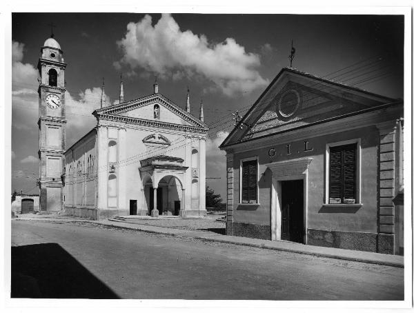 Chignolo Po - Veduta della chiesa di San Lorenzo