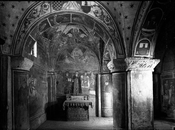 Ponte Nizza - Eremo di Sant Alberto di Butrio - Chiesa di Sant Antonio - Altare di Sant'Antonio - Affreschi