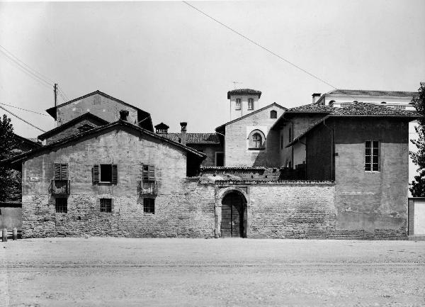 Pavia - Collegio Castiglioni Brugnatelli - piazza Borromeo - fronte sud