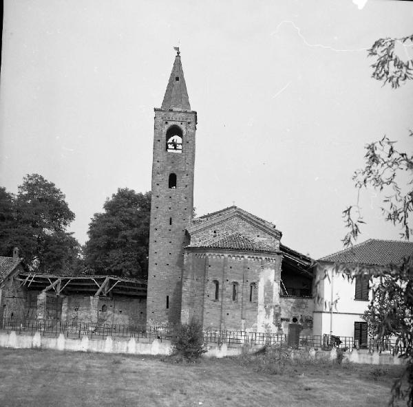 Mortara, Casoni S. Albino (Pv) - abbazia - Sant'Albino - facciata