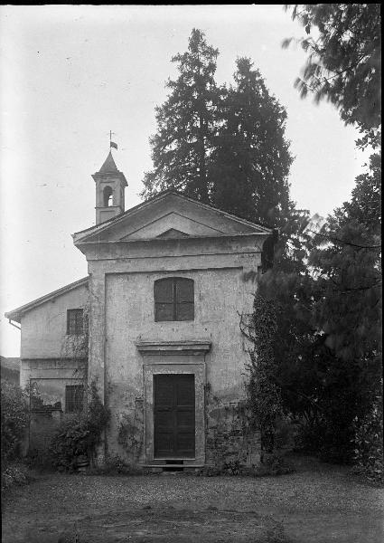 Gropello Cairoli (Pv) - Casa Cairoli - cappella funebre - esterno - facciata