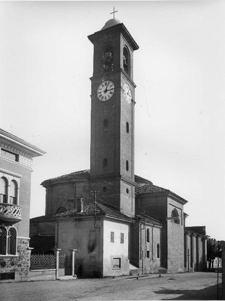 Frascarolo (Pv) - chiesa - Chiesa di S. Maria Vergine Assunta e S. Vitale Martire - esterno - abside e campanile