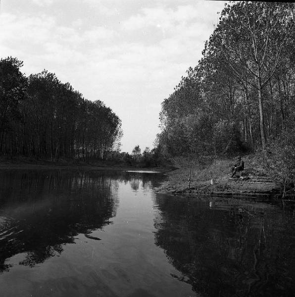 Pavia - fiume Ticino - pescatori