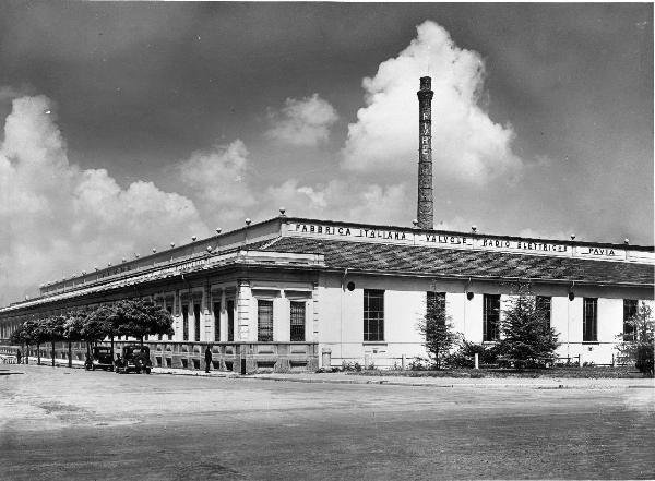 Pavia - piazza Dante - Fivre (Fabbrica Italiana Valvole Radio Elettriche) - Stabilimento